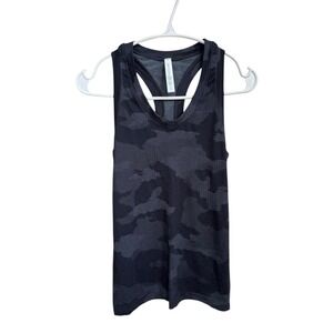 Athleta Momentum Black Camo Tank Small